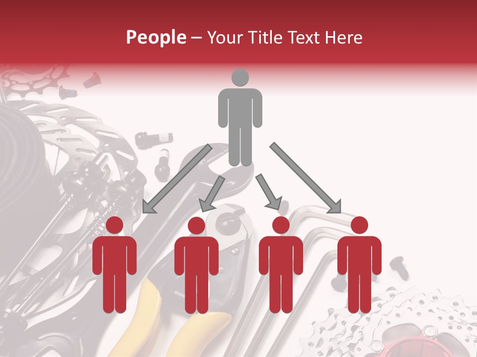 A Variety Of Tools Are Displayed On A White Background PowerPoint Template