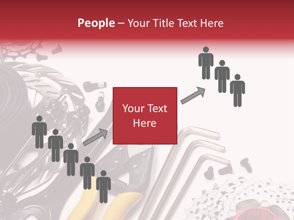 A Variety Of Tools Are Displayed On A White Background PowerPoint Template