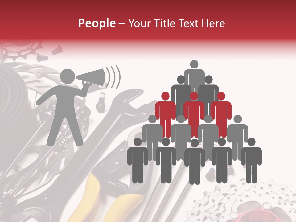 A Variety Of Tools Are Displayed On A White Background PowerPoint Template