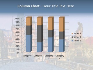 A Bridge That Has Statues On It And A Castle In The Background PowerPoint Template