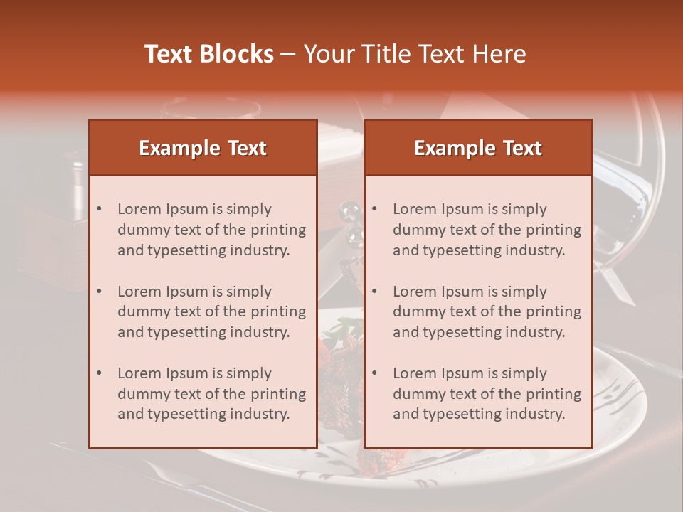 A Plate Of Food And A Bottle Of Wine On A Table PowerPoint Template