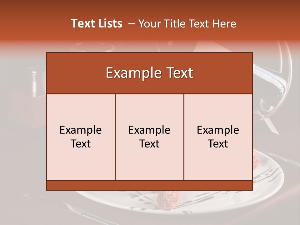 A Plate Of Food And A Bottle Of Wine On A Table PowerPoint Template