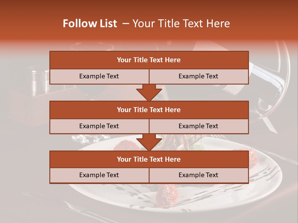 A Plate Of Food And A Bottle Of Wine On A Table PowerPoint Template