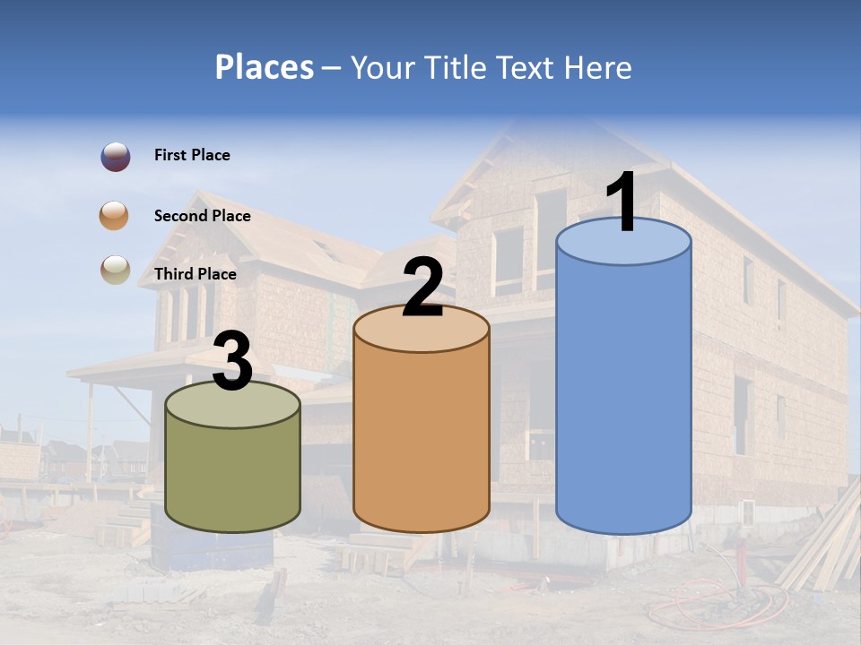 Suburban Building Site Economy PowerPoint Template