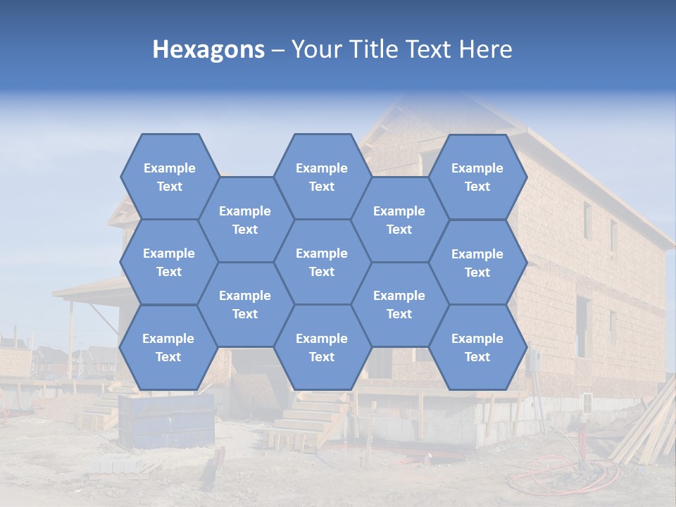Suburban Building Site Economy PowerPoint Template
