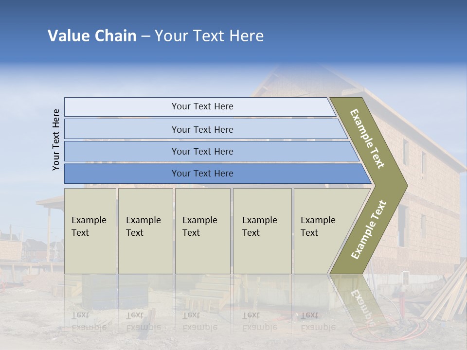 Suburban Building Site Economy PowerPoint Template
