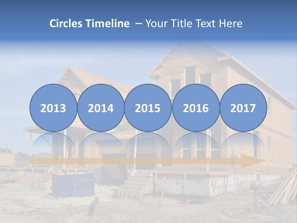 Suburban Building Site Economy PowerPoint Template