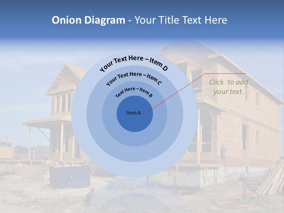 Suburban Building Site Economy PowerPoint Template