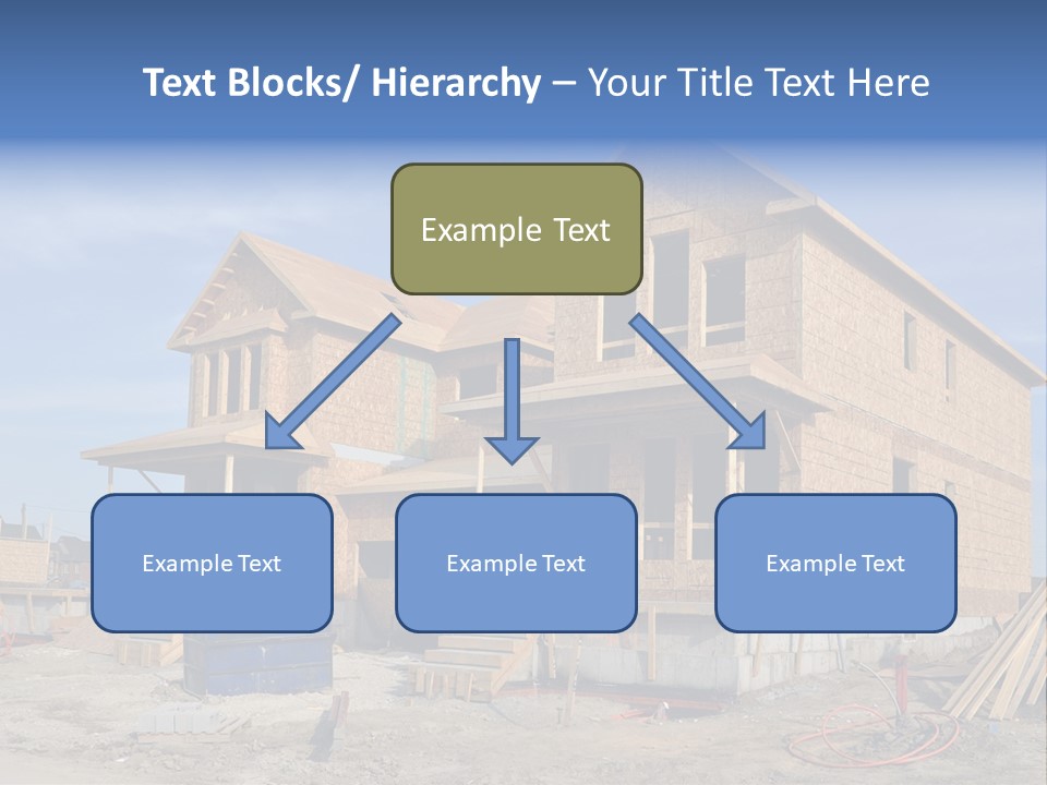 Suburban Building Site Economy PowerPoint Template