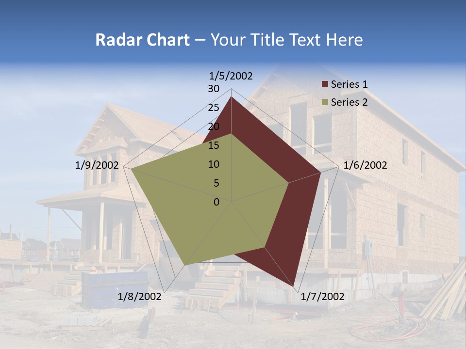 Suburban Building Site Economy PowerPoint Template