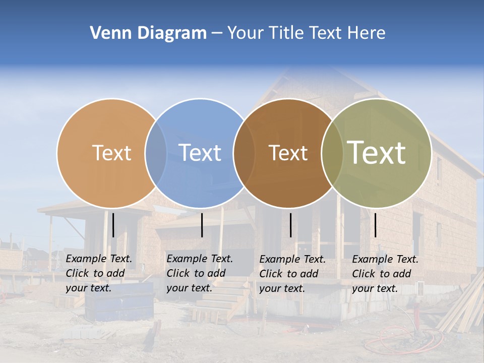 Suburban Building Site Economy PowerPoint Template