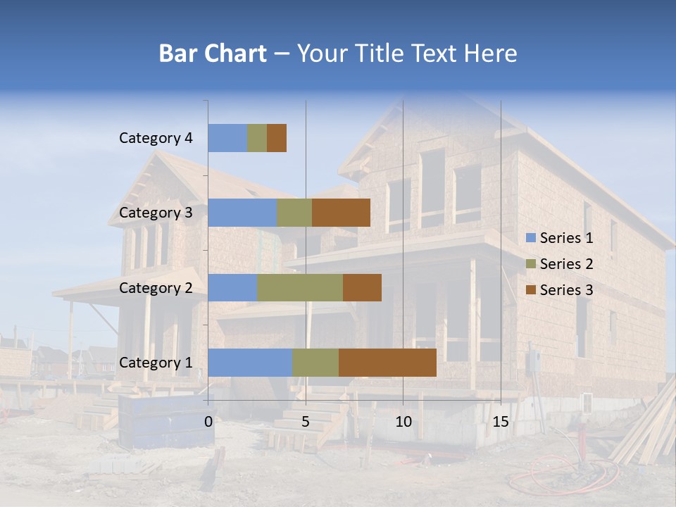 Suburban Building Site Economy PowerPoint Template