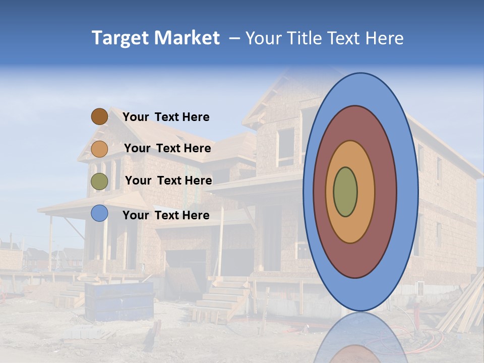 Suburban Building Site Economy PowerPoint Template
