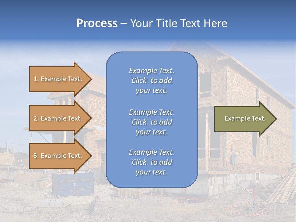 Suburban Building Site Economy PowerPoint Template
