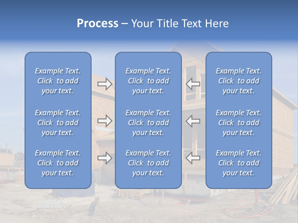 Suburban Building Site Economy PowerPoint Template