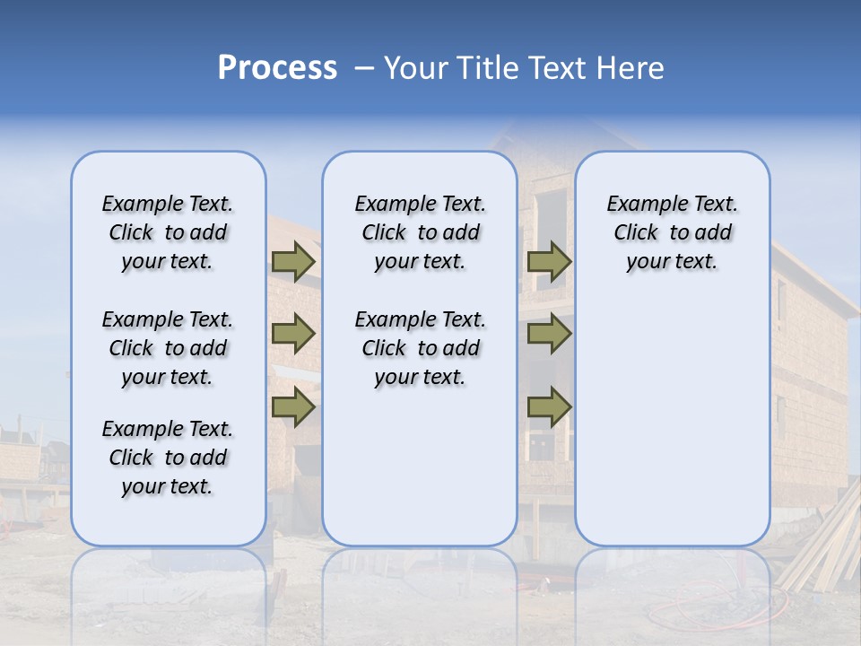 Suburban Building Site Economy PowerPoint Template