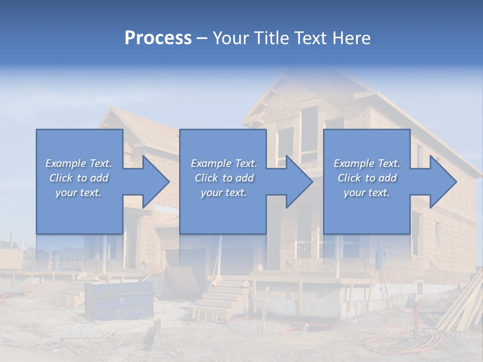 Suburban Building Site Economy PowerPoint Template