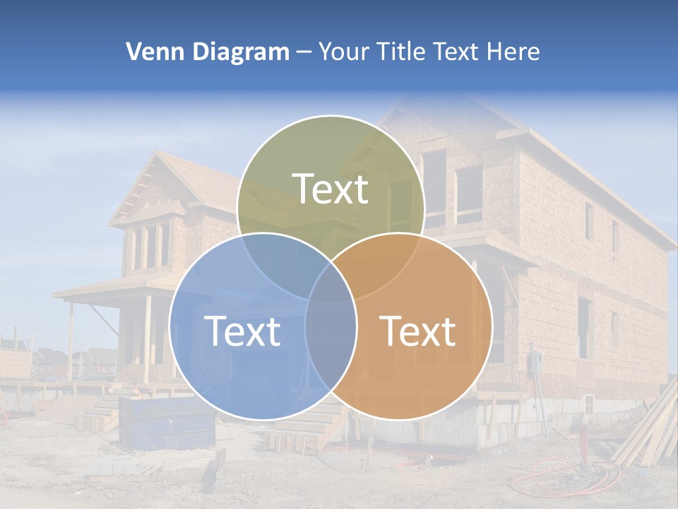 Suburban Building Site Economy PowerPoint Template