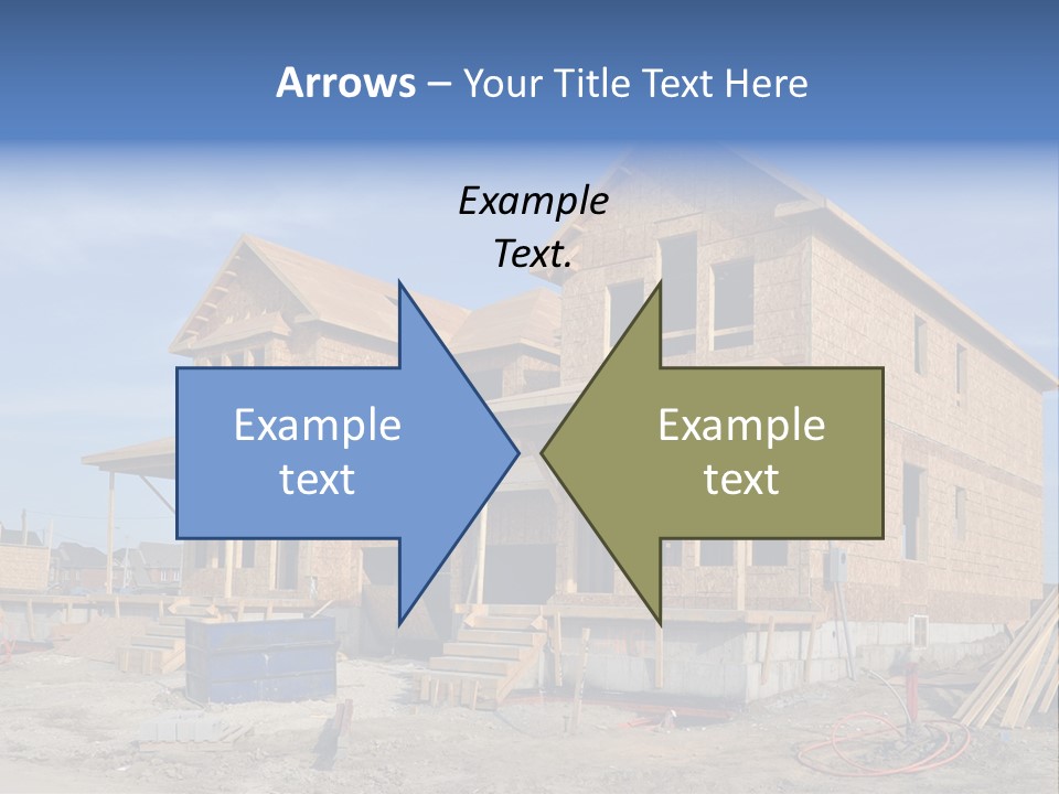 Suburban Building Site Economy PowerPoint Template