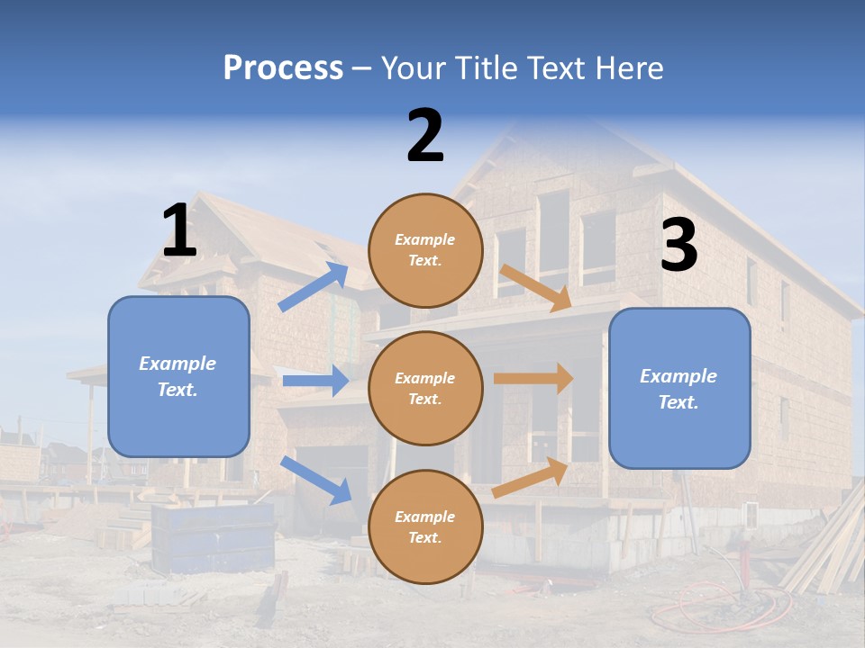 Suburban Building Site Economy PowerPoint Template