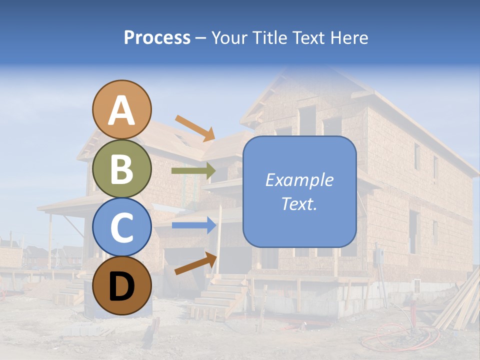Suburban Building Site Economy PowerPoint Template