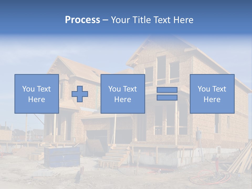 Suburban Building Site Economy PowerPoint Template