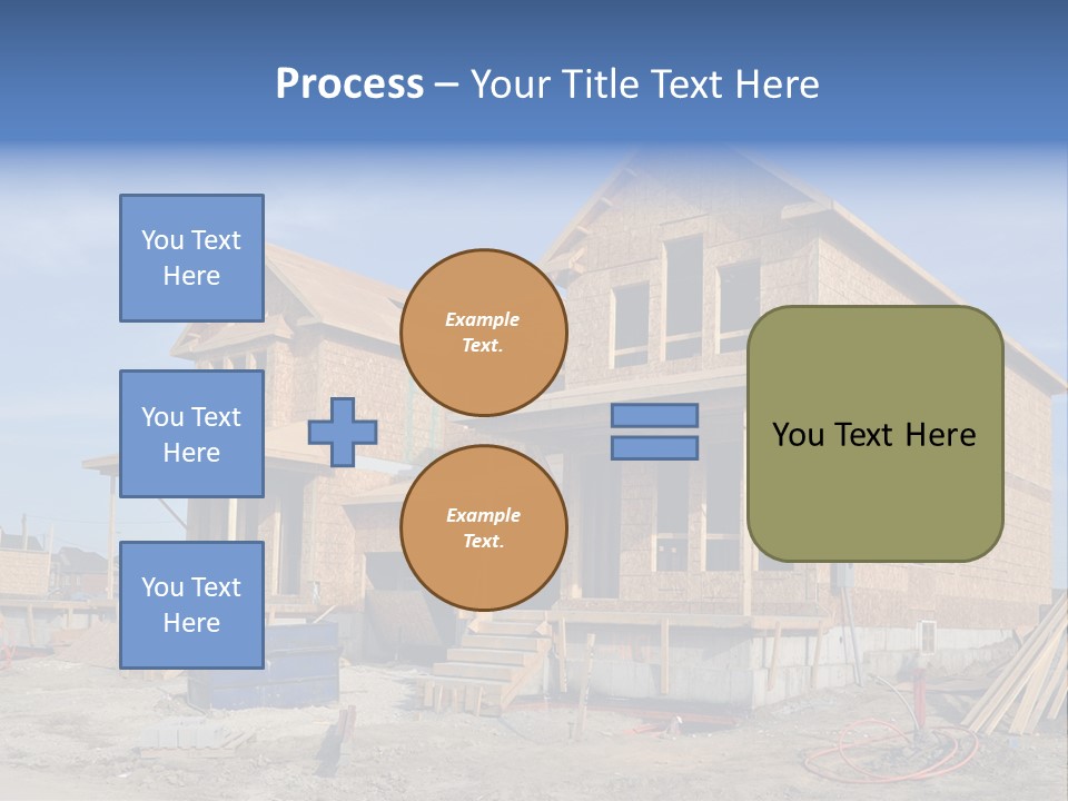 Suburban Building Site Economy PowerPoint Template