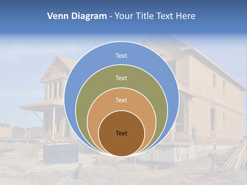 Suburban Building Site Economy PowerPoint Template