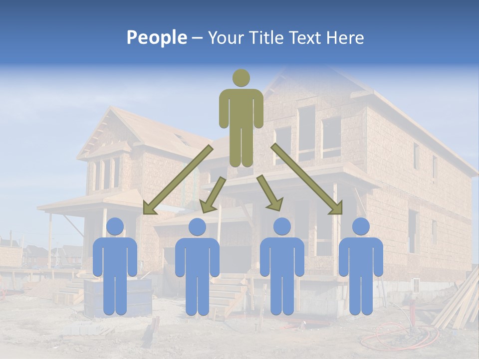 Suburban Building Site Economy PowerPoint Template