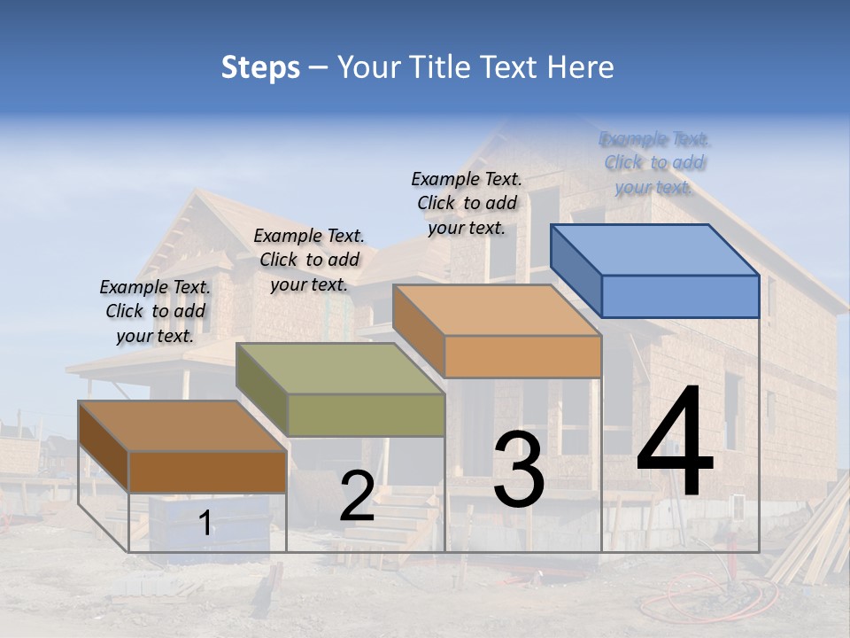 Suburban Building Site Economy PowerPoint Template