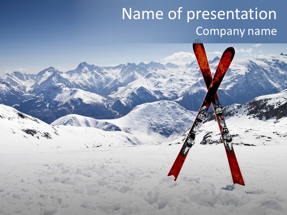 Equipment Cold Nature PowerPoint Template