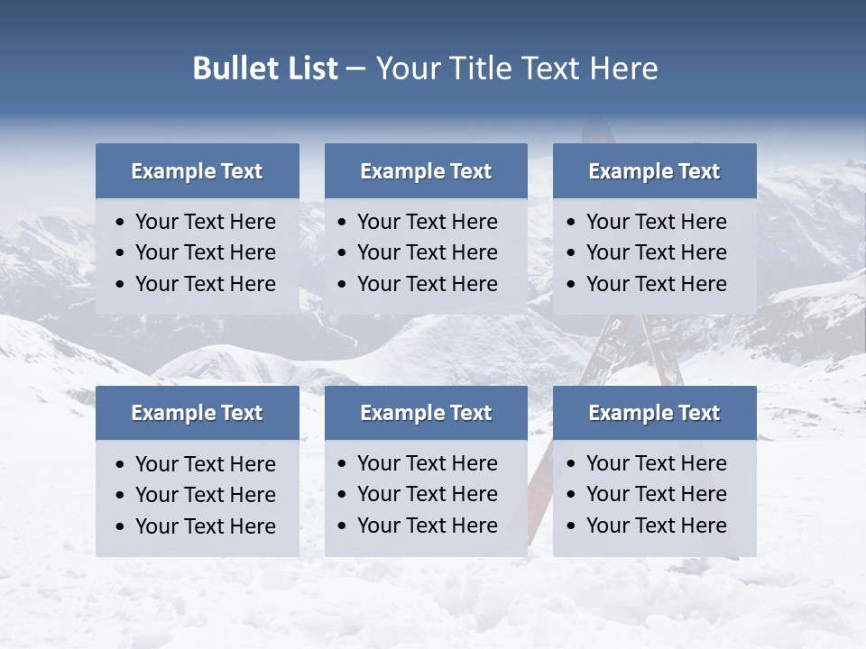 Equipment Cold Nature PowerPoint Template