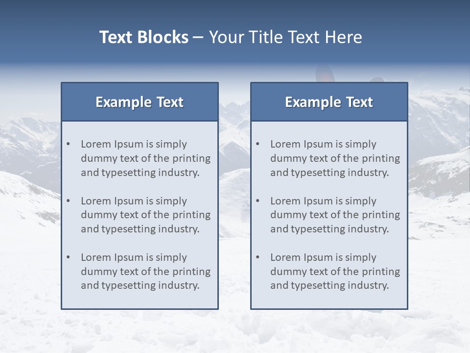 Equipment Cold Nature PowerPoint Template