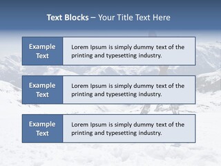 Equipment Cold Nature PowerPoint Template