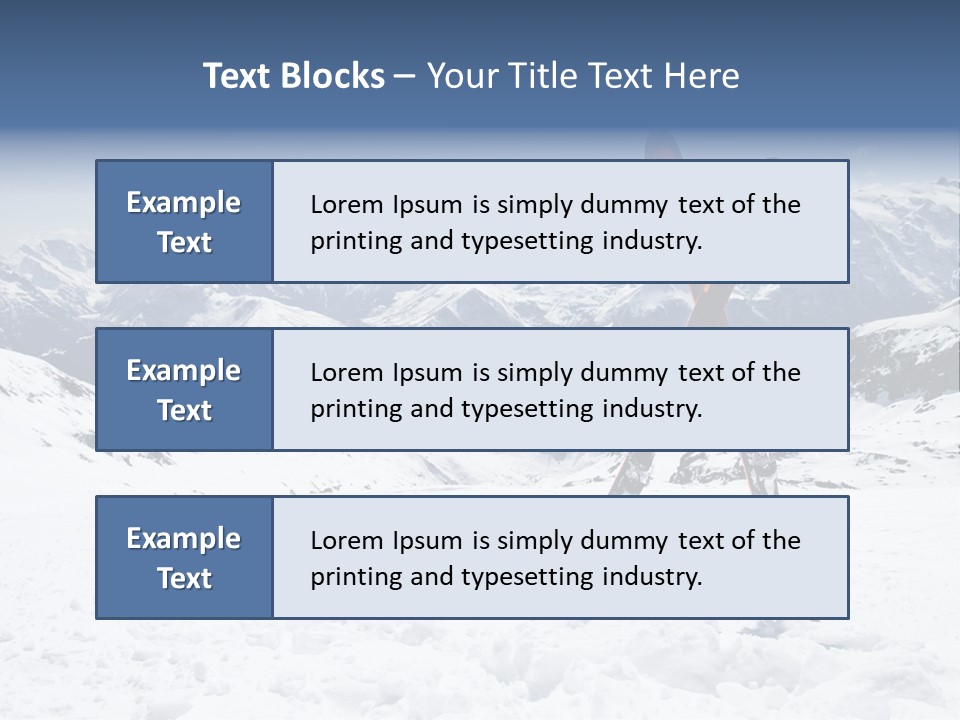 Equipment Cold Nature PowerPoint Template
