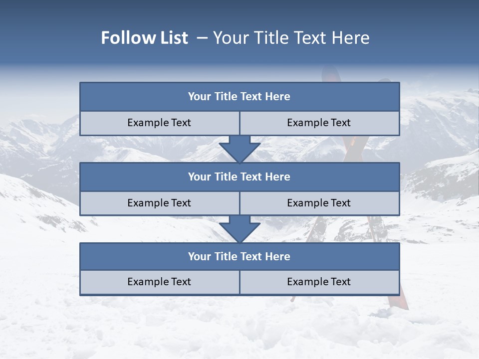 Equipment Cold Nature PowerPoint Template