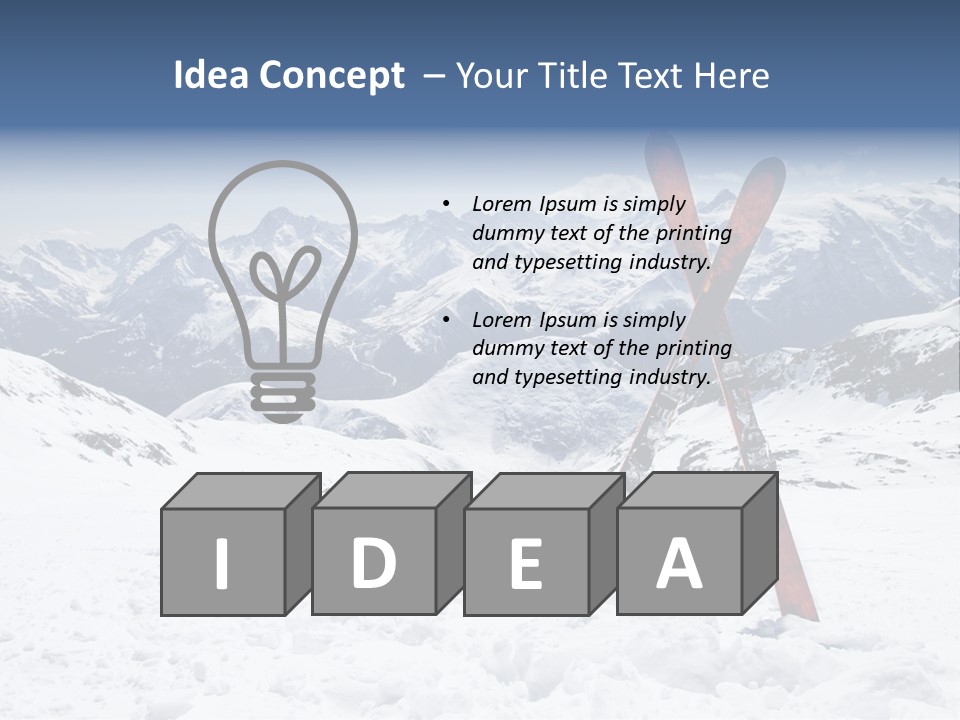 Equipment Cold Nature PowerPoint Template