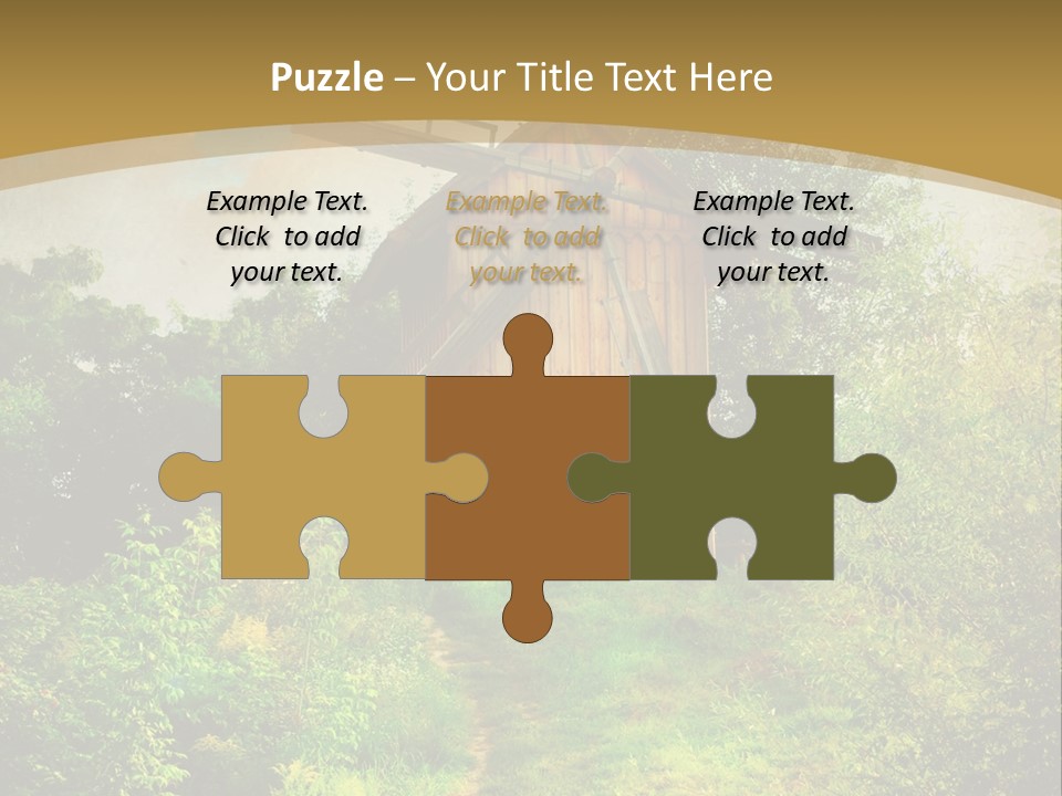 Tourist Nature Park PowerPoint Template