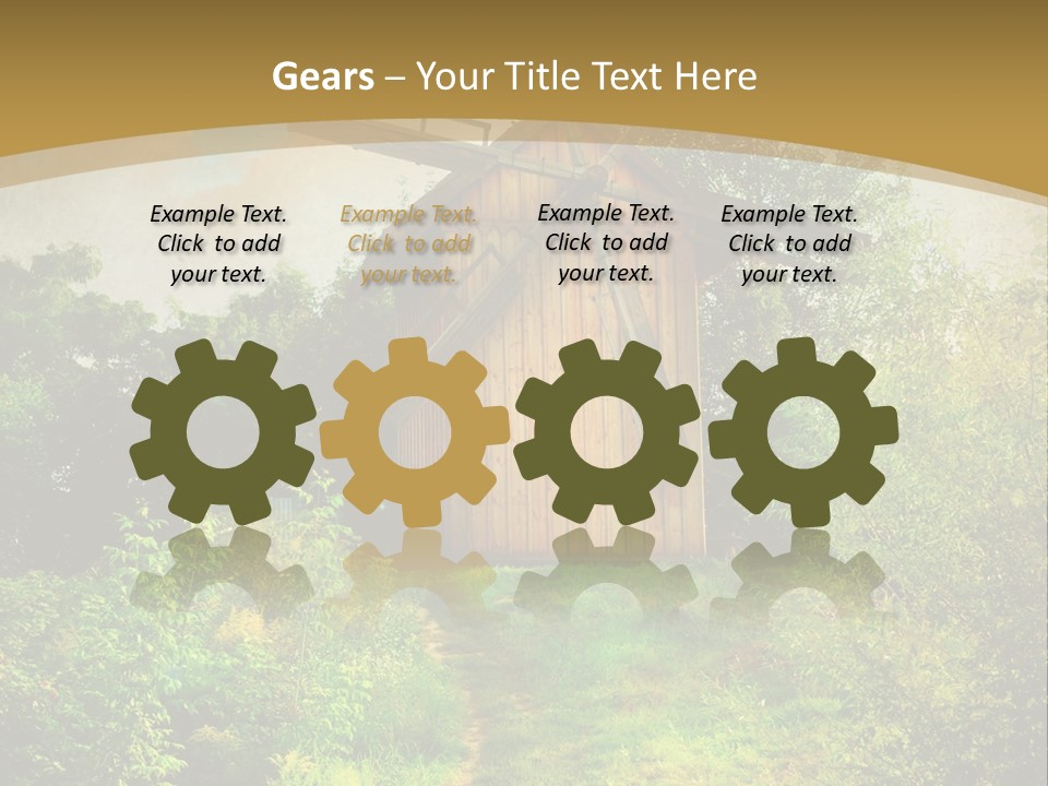 Tourist Nature Park PowerPoint Template