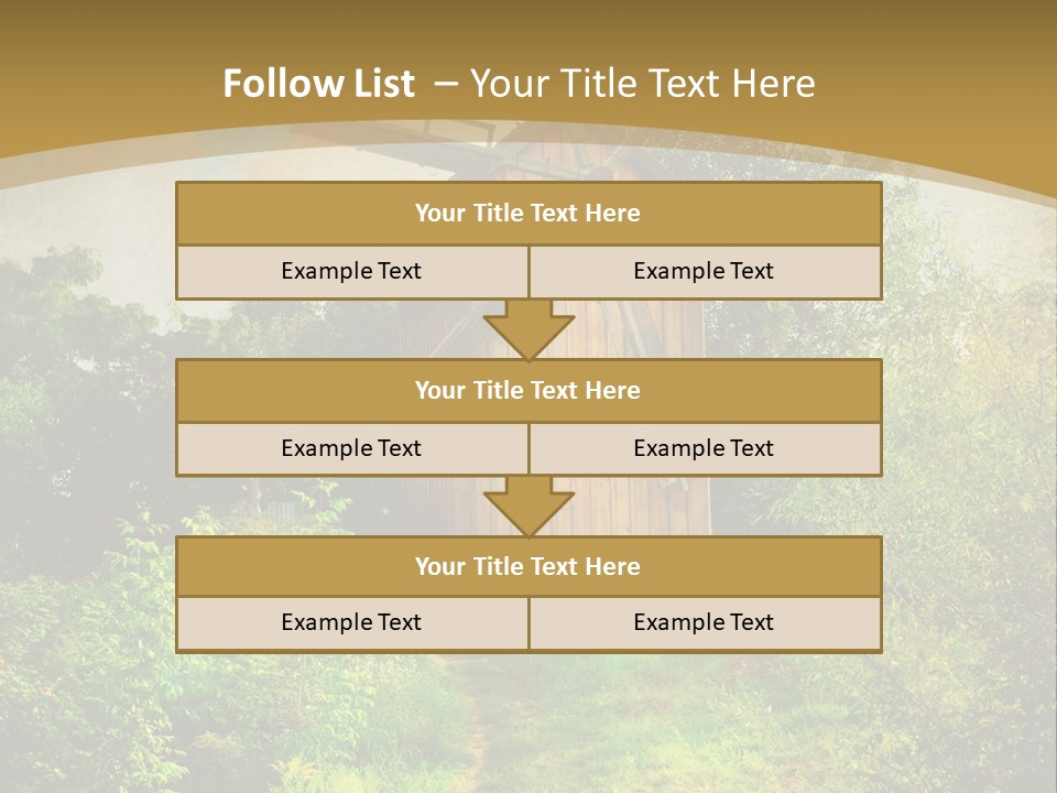 Tourist Nature Park PowerPoint Template
