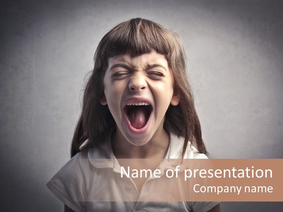 Sadness Anger Fury PowerPoint Template