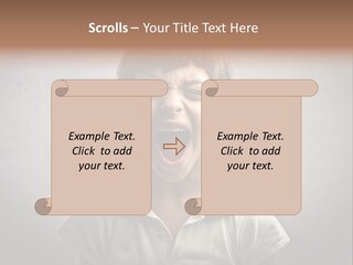 Sadness Anger Fury PowerPoint Template