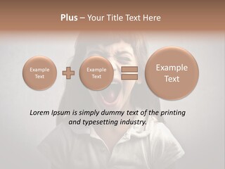 Sadness Anger Fury PowerPoint Template