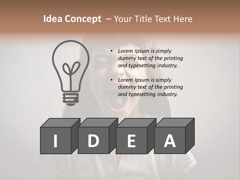 Sadness Anger Fury PowerPoint Template