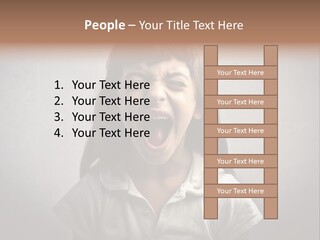 Sadness Anger Fury PowerPoint Template