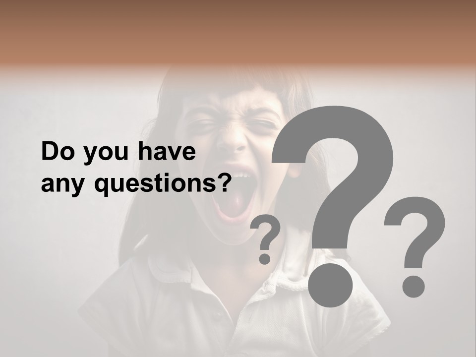 Sadness Anger Fury PowerPoint Template