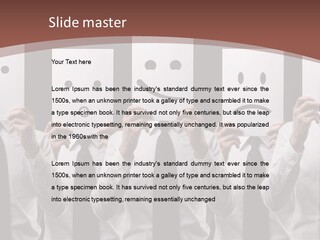 Holding Funny Life PowerPoint Template