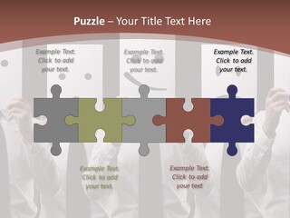 Holding Funny Life PowerPoint Template