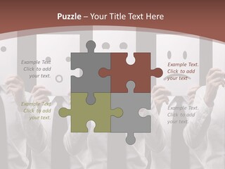Holding Funny Life PowerPoint Template