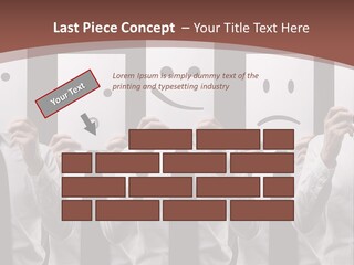 Holding Funny Life PowerPoint Template